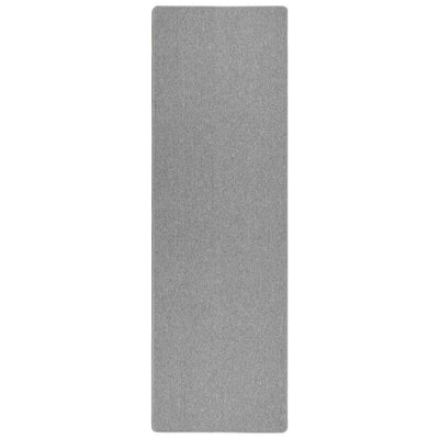 Vidaxl tapis de passage gris clair 80 x 500 cm 100% polypropylène