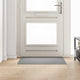 Vidaxl tapis de passage gris clair 100 x 100 cm 100% polypropylène