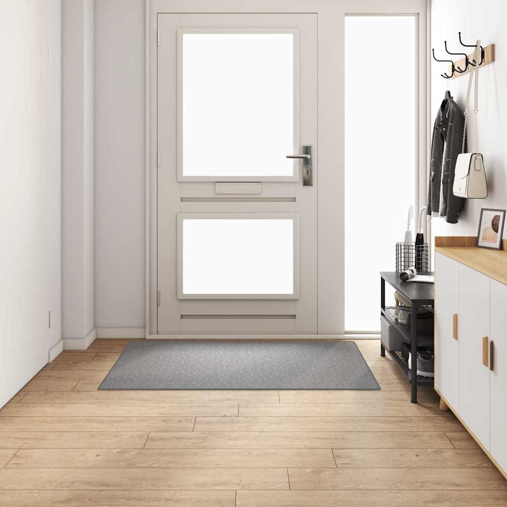 Vidaxl tapis de passage gris clair 100 x 150 cm 100% polypropylène