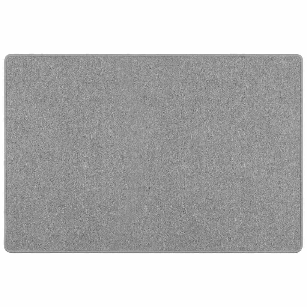 Vidaxl tapis de passage gris clair 100 x 150 cm 100% polypropylène
