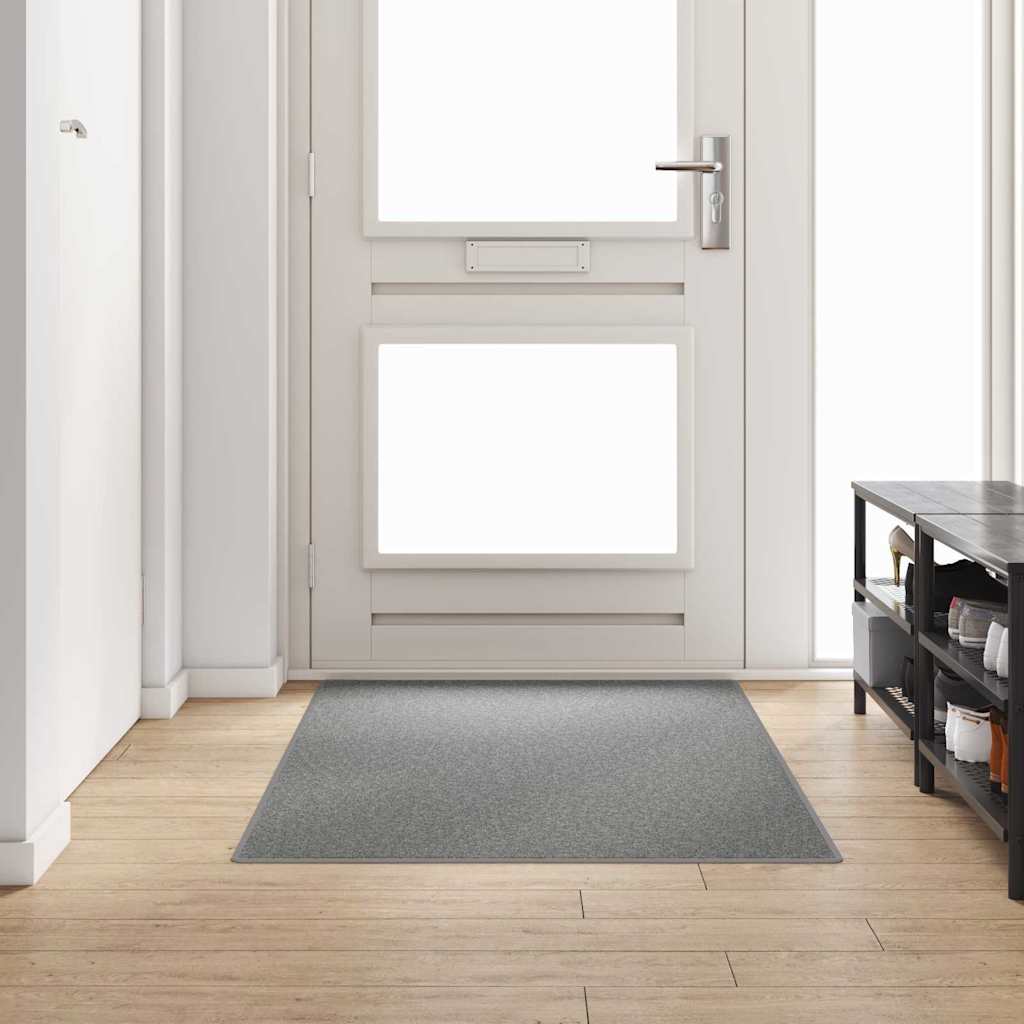 Vidaxl tapis de passage gris clair 100 x 200 cm 100% polypropylène