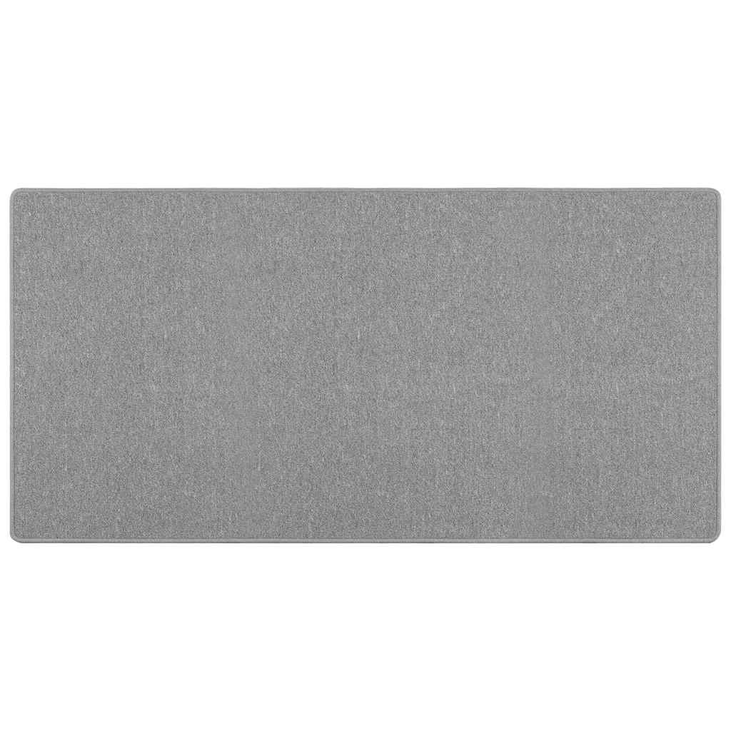Vidaxl tapis de passage gris clair 100 x 200 cm 100% polypropylène