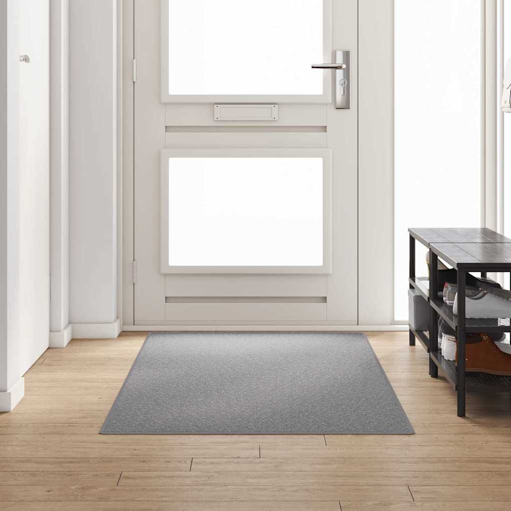 Vidaxl tapis de passage gris clair 100 x 250 cm 100% polypropylène