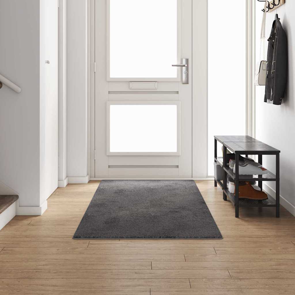 Vidaxx tapis de passage gris 100 x 300 cm 100% polypropylène touffe