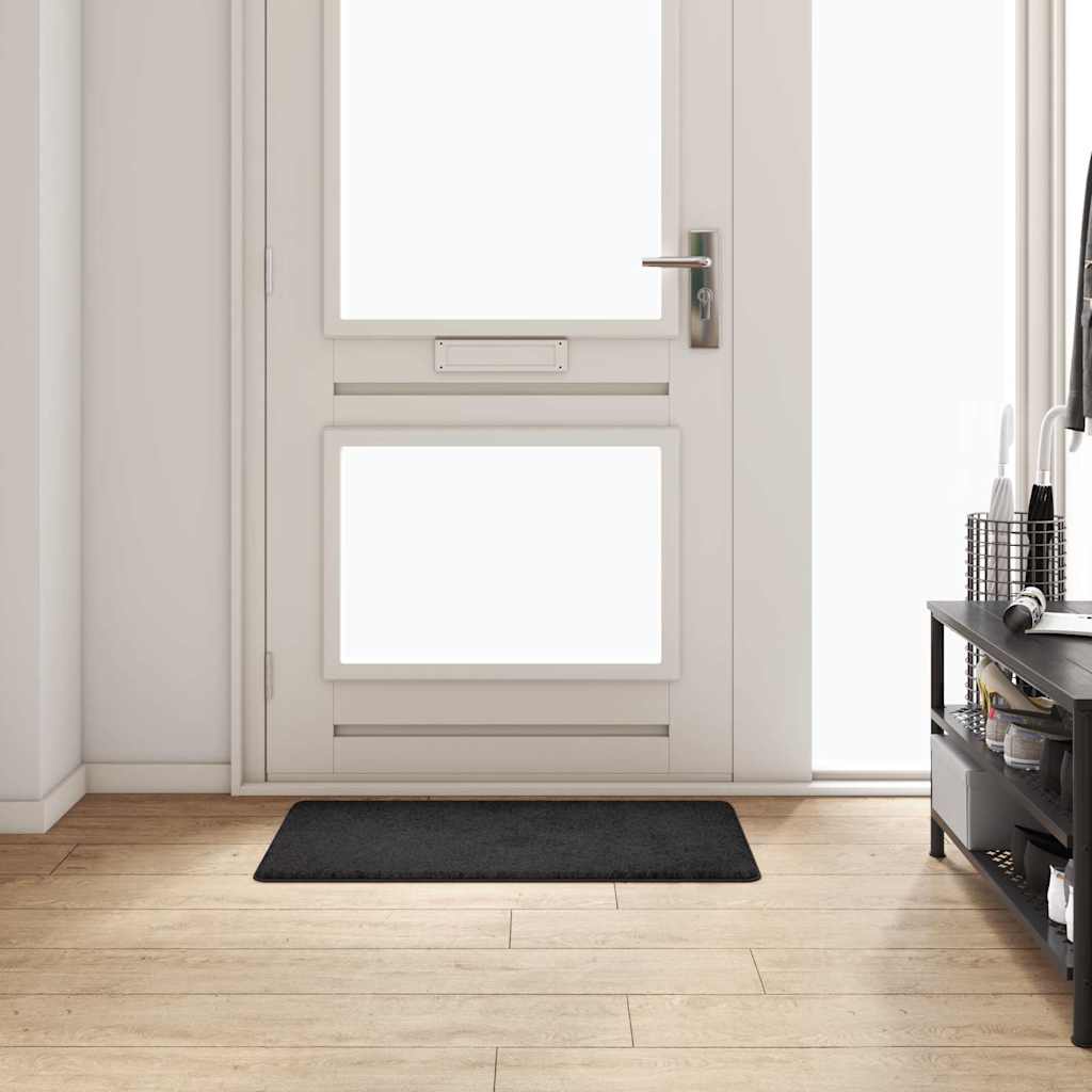 Vidaxx tapis de passage noir 50 x 100 cm 100% polypropylène touffe