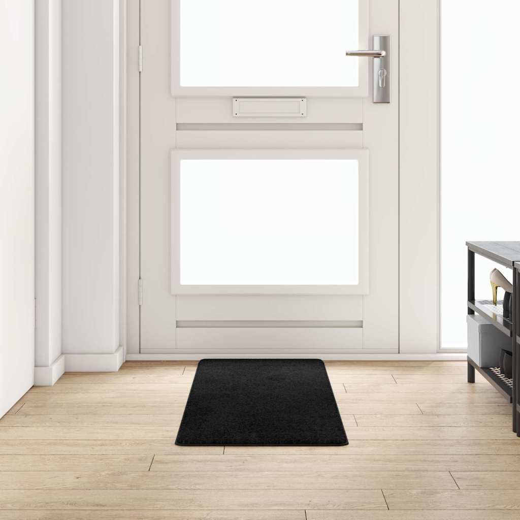 Vidaxx tapis de passage noir 50 x 150 cm 100% polypropylène touffe
