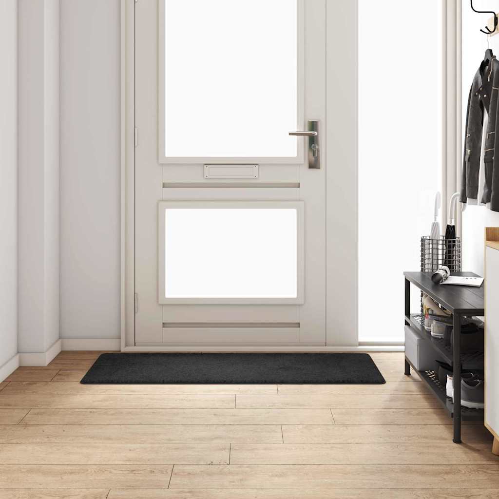 Vidaxx tapis de passage noir 50 x 150 cm 100% polypropylène touffe