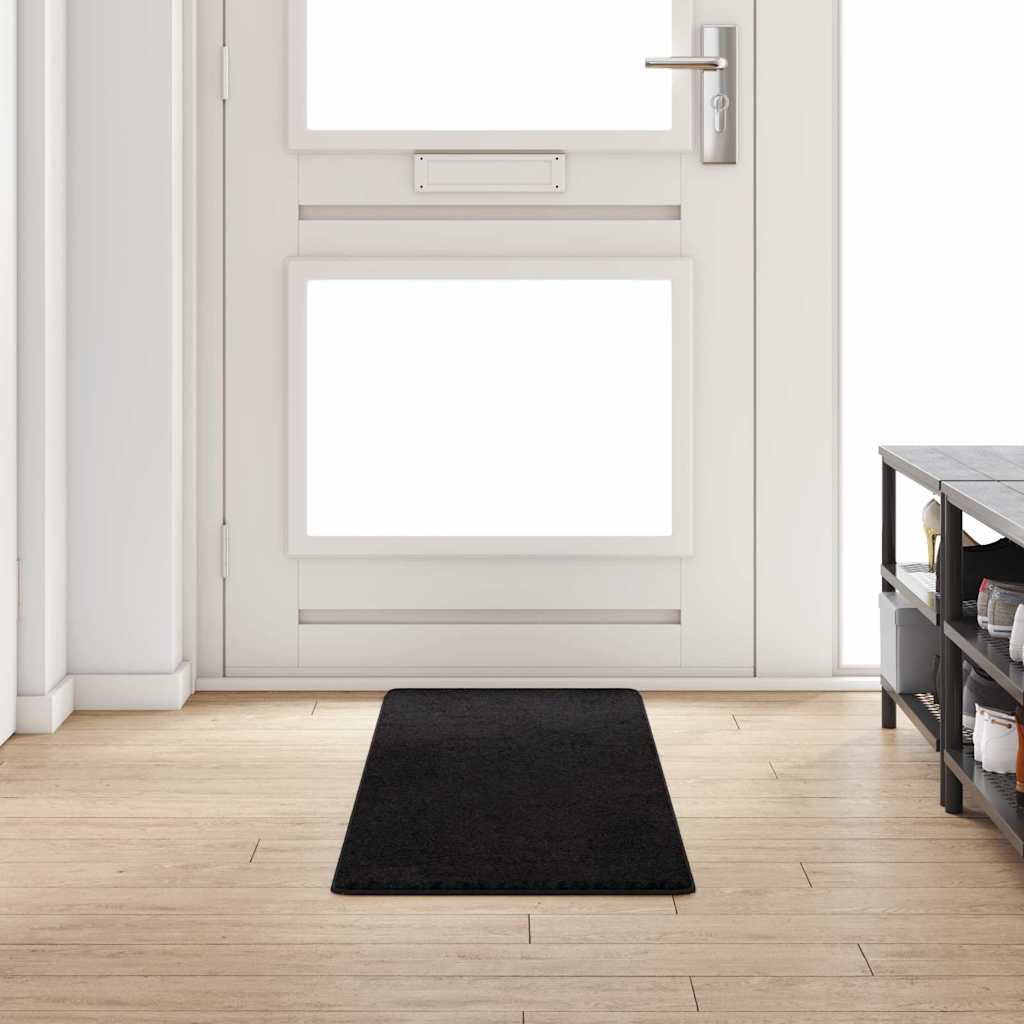 Vidaxx tapis de passage noir 50 x 200 cm 100% polypropylène touffe