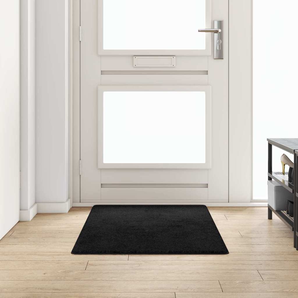 Vidaxx tapis de passage noir 80 x 150 cm 100% polypropylène tufté