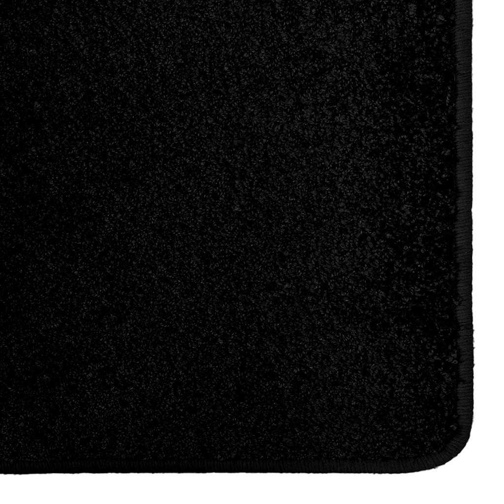 Vidaxx tapis de passage noir 80 x 200 cm 100% polypropylène touffe