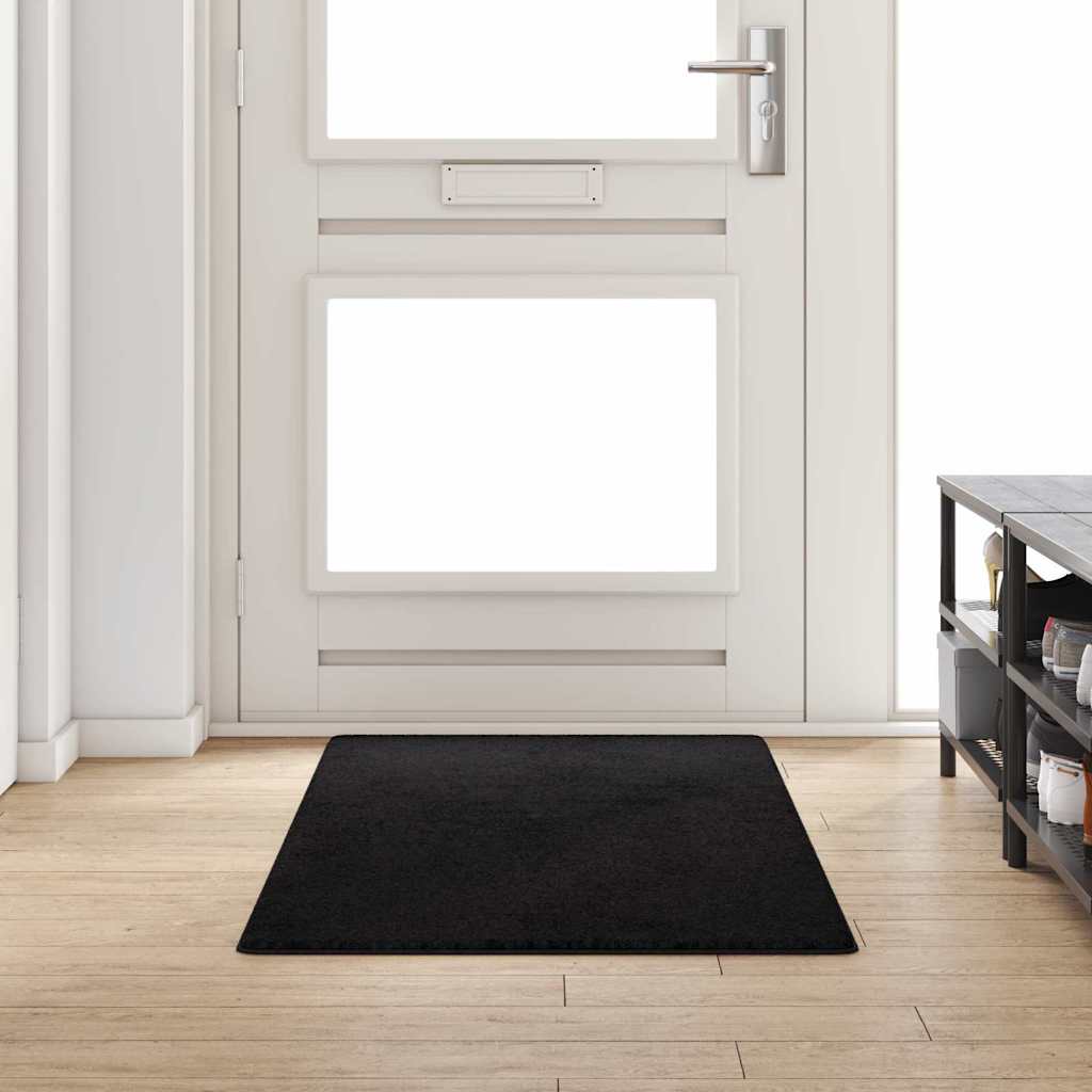 Vidaxx tapis de passage noir 80 x 200 cm 100% polypropylène touffe