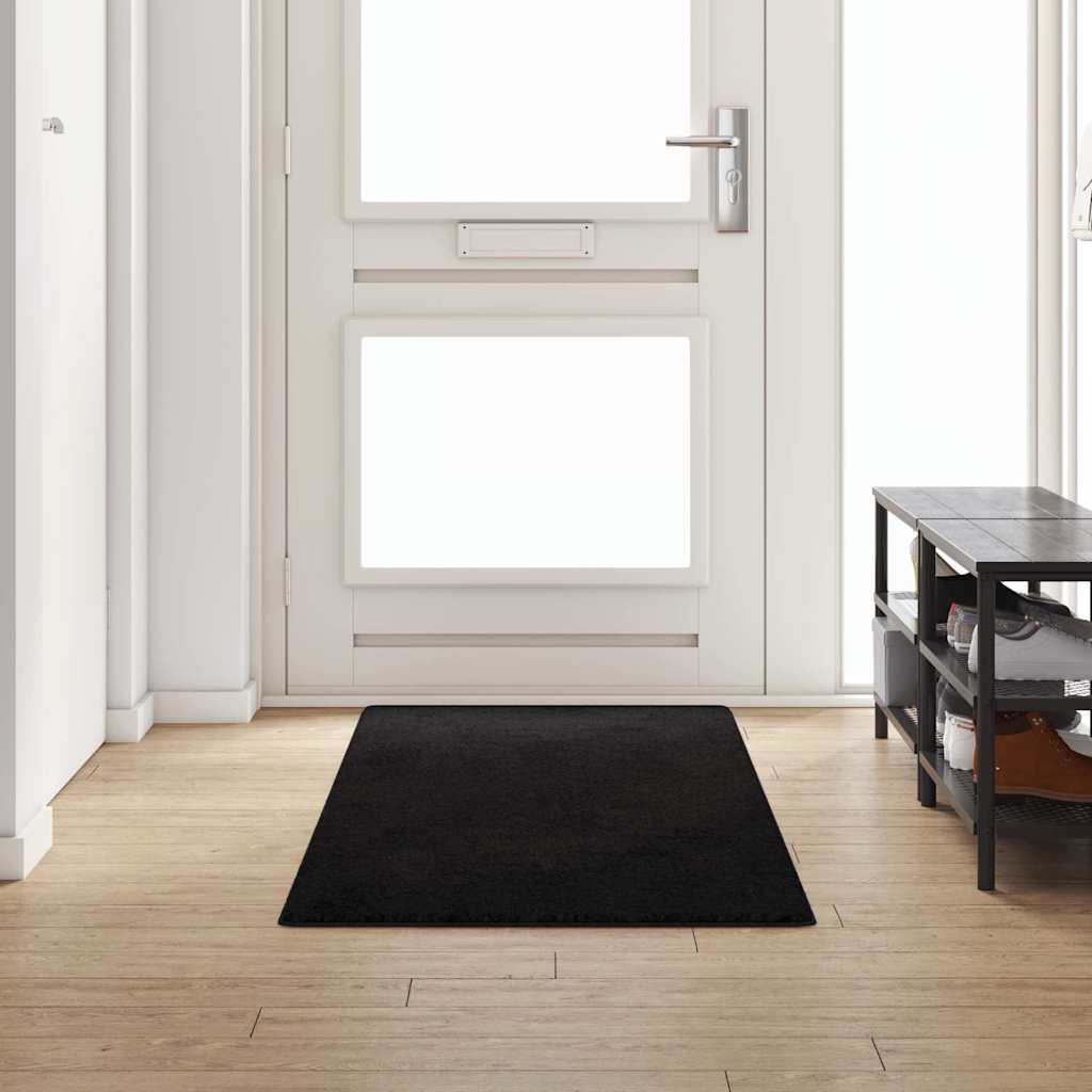 Vidaxx tapis de passage noir 80 x 250 cm 100% polypropylène touffe