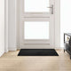 Vidaxx tapis de passage noir 100 x 100 cm 100% polypropylène touffe