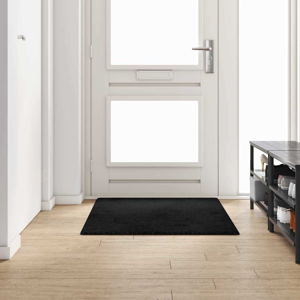Vidaxx tapis de passage noir 100 x 150 cm 100% polypropylène touffe