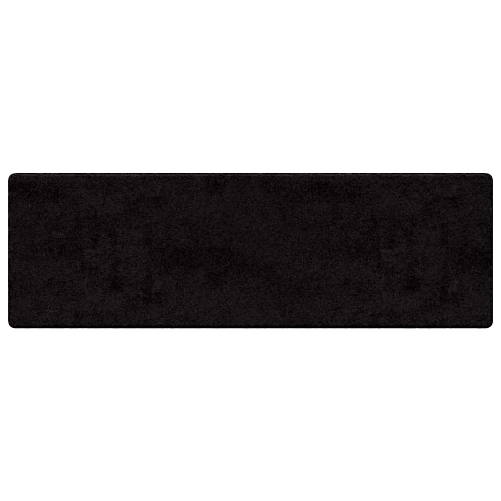 Vidaxx tapis de passage noir 100 x 300 cm 100% polypropylène touffe