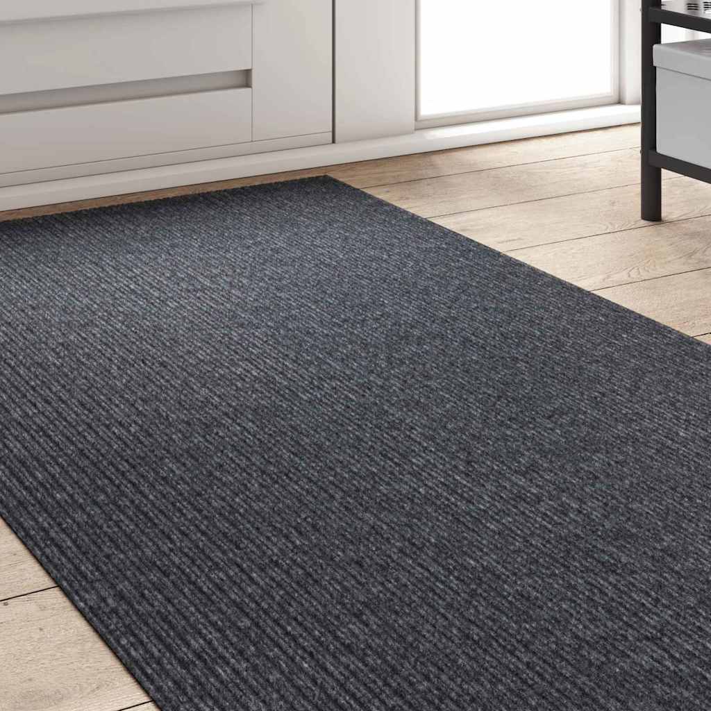 Vidaxx tapis de passage gris 80 x 500 cm tissu