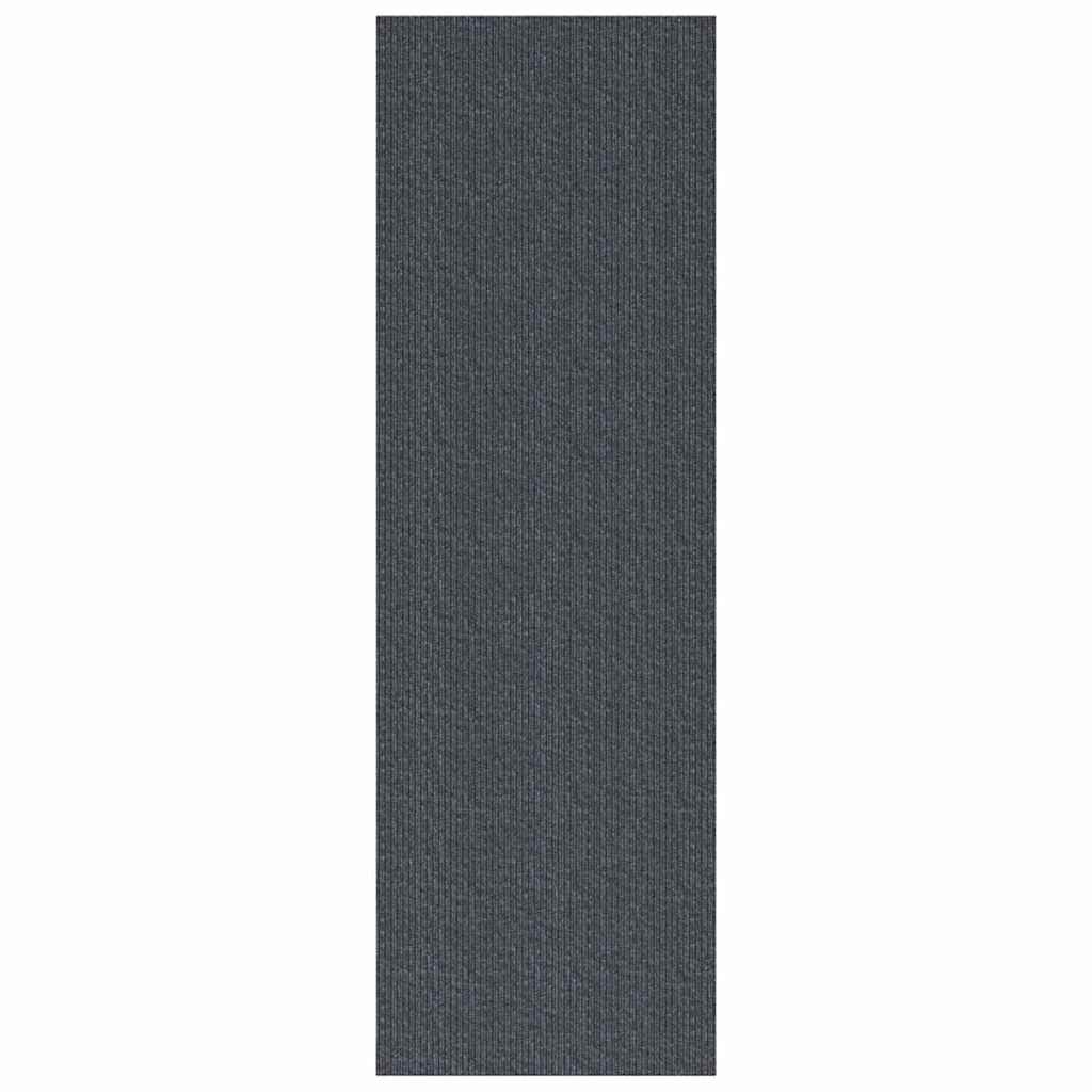 Vidaxx tapis de passage gris 80 x 500 cm tissu
