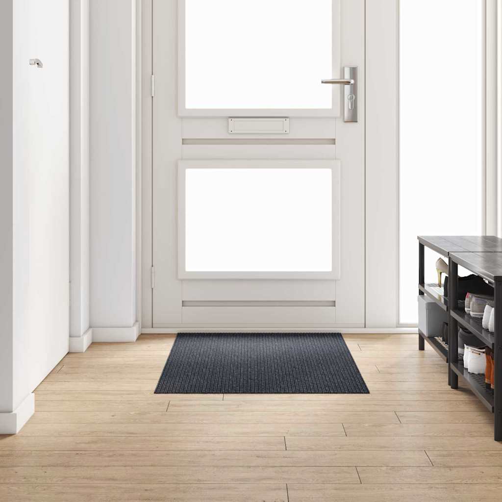Vidaxl tapis de passage anthracite 80 x 150 cm tissu