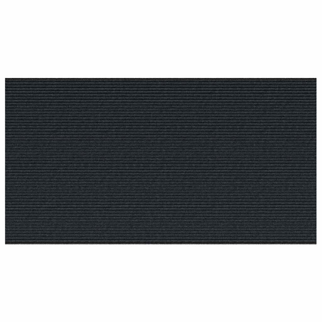Vidaxl tapis de passage anthracite 80 x 150 cm tissu