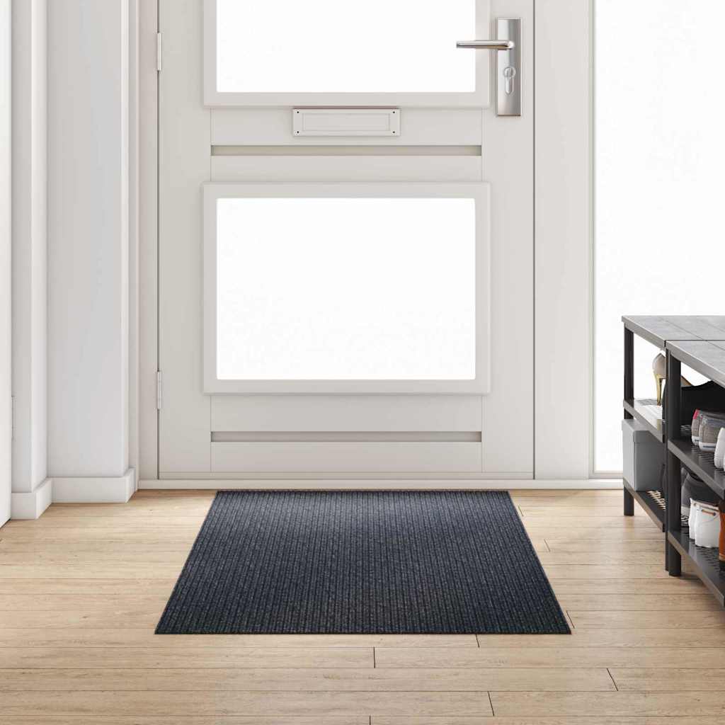 Vidaxl tapis de passage anthracite 80 x 200 cm tissu