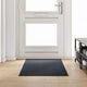 Vidaxl tapis de passage anthracite 80 x 200 cm tissu