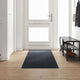 Vidaxl tapis de passage anthracite 80 x 300 cm tissu