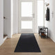 Vidaxl tapis de passage anthracite 80 x 500 cm tissu