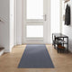 Vidaxl tapis de passage gris clair 80 x 400 cm tissu