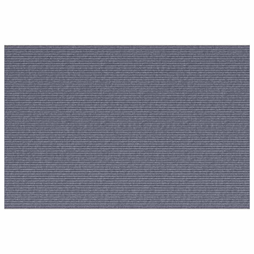 Vidaxl tapis de passage gris clair 100 x 150 cm tissu