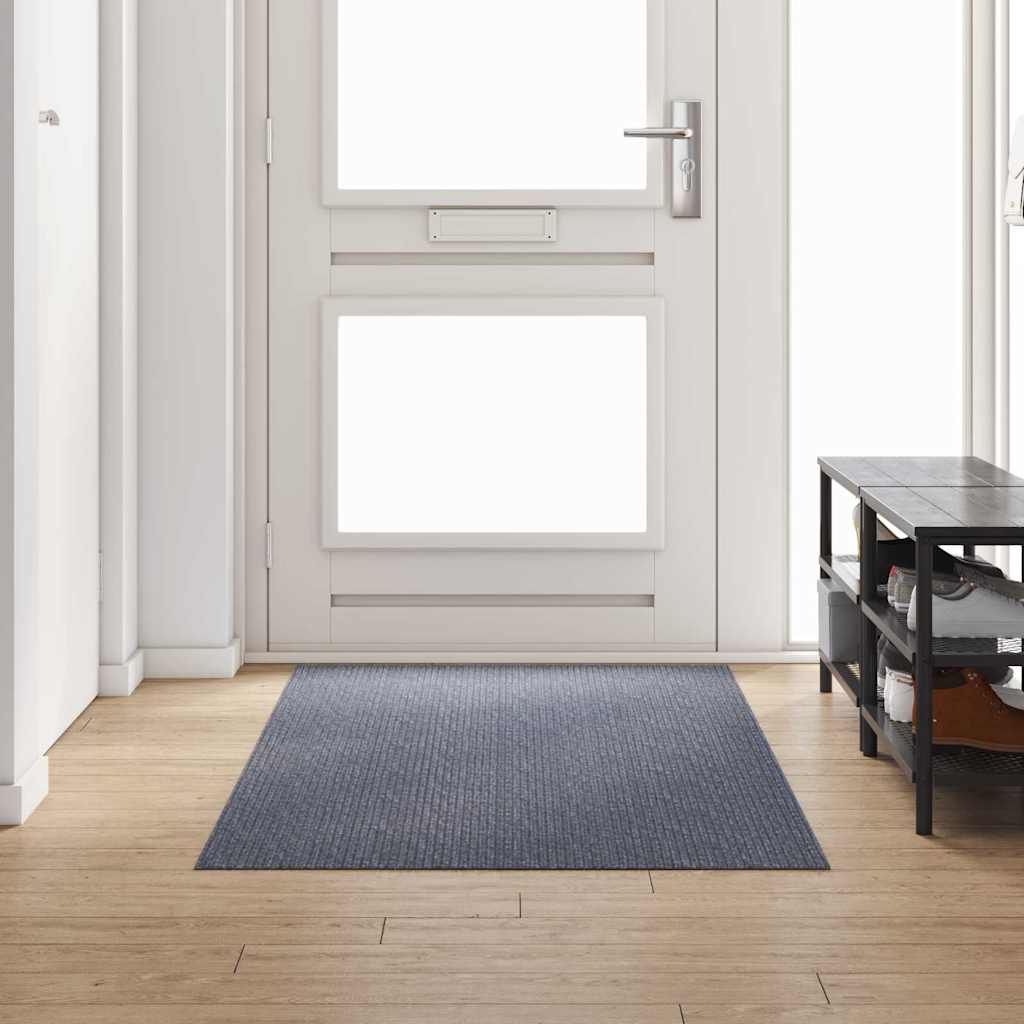 Vidaxl tapis de passage gris clair 100 x 250 cm tissu