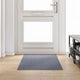 Vidaxl tapis de passage gris clair 100 x 300 cm tissu