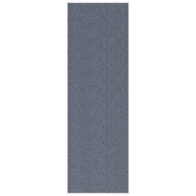 Vidaxl tapis de passage gris clair 100 x 300 cm tissu