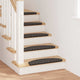 Vidaxx tapis d'escalier autocollants 15 pièces anthracite 65 x 21 x 4 cm