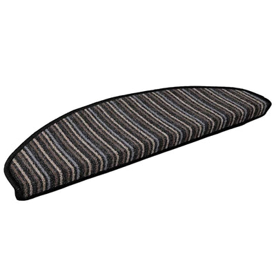 Vidaxx tapis d'escalier autocollants 15 pièces anthracite 65 x 21 x 4 cm