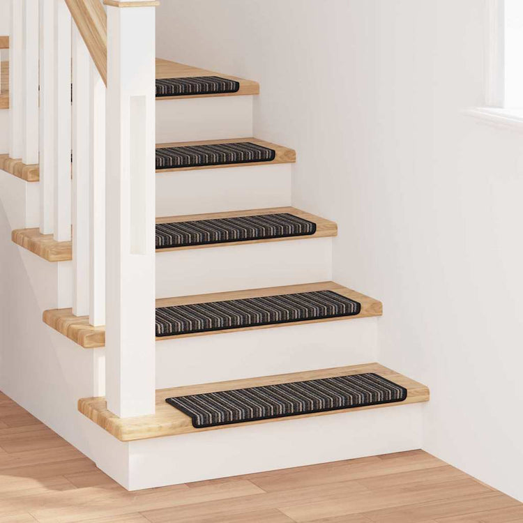 Vidaxx tapis d'escalier autocollants 15 pièces anthracite 65 x 21 x 4 cm
