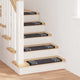 Vidaxx tapis d'escalier autocollants 15 pièces anthracite 65 x 21 x 4 cm