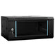 Vidaxxl armoire réseau avec rangement noir 60 x 35 x 28 cm acier