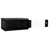 Vidaxxl armoire réseau avec rangement noir 60 x 35 x 28 cm acier