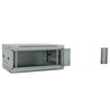 Vidaxxl armoire réseau avec rangement gris 60 x 35 x 28 cm acier
