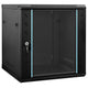 Vidaxxl armoire réseau avec rangement noir 60 x 45 x 65 cm acier