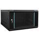 Vidaxxl armoire réseau avec rangement noir 53 x 60 x 30 cm acier