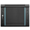 Vidaxxl armoire réseau avec rangement noir 53 x 60 x 45 cm acier