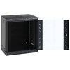 Vidaxxl armoire réseau avec rangement noir 53 x 45 x 60 cm acier