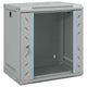 Vidaxxl armoire réseau avec rangement gris 53 x 45 x 60 cm acier