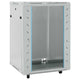 Vidaxxl armoire réseau avec rangement gris 60 x 60 x 80 cm acier