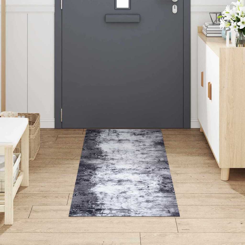 Vidaxx tapis de cuisine gris 180 x 60 cm velours