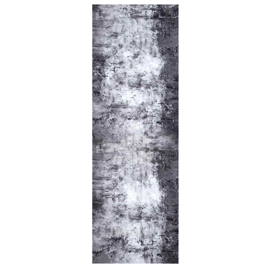 Vidaxx tapis de cuisine gris 180 x 60 cm velours