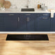 VidaXL tapis de cuisine noir 150 x 45 cm velours