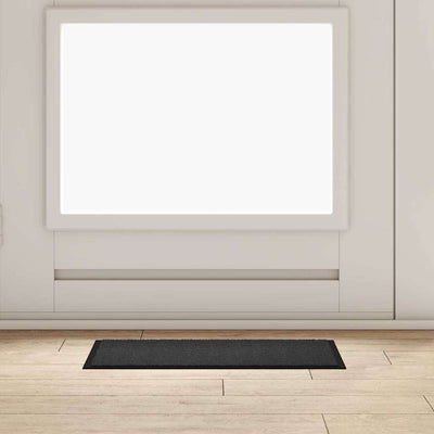 Vidaxl paillasson anthracite 60 x 40 x 1,2 cm tissu peluche