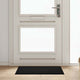 Vidaxl paillasson noir 60 x 40 x 1,2 cm tissu peluche